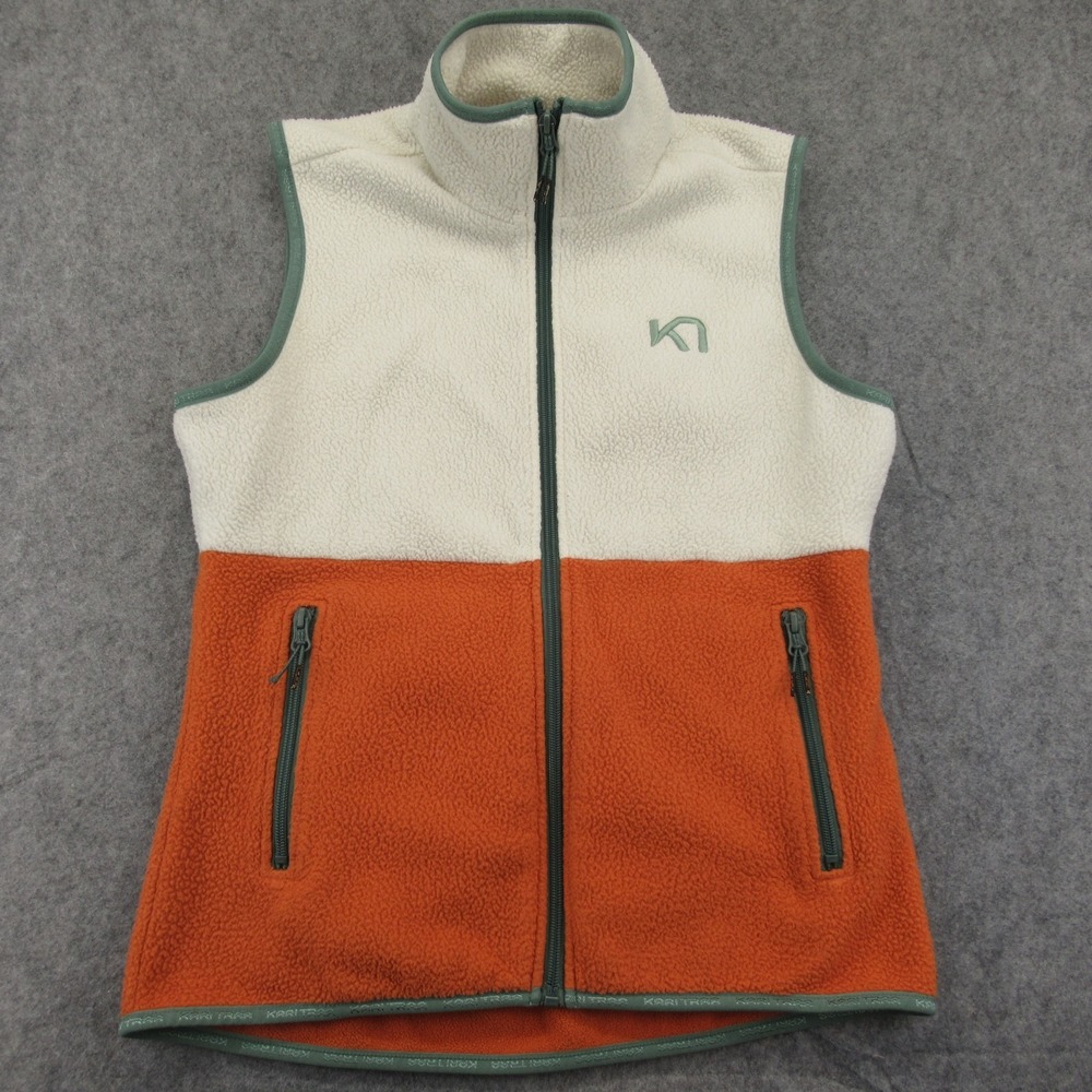 Kari Traa‎ Womens Colorblock Fleece Vest Size Small